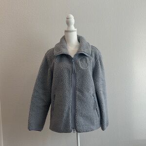 Coach Gray Teddy Jacket